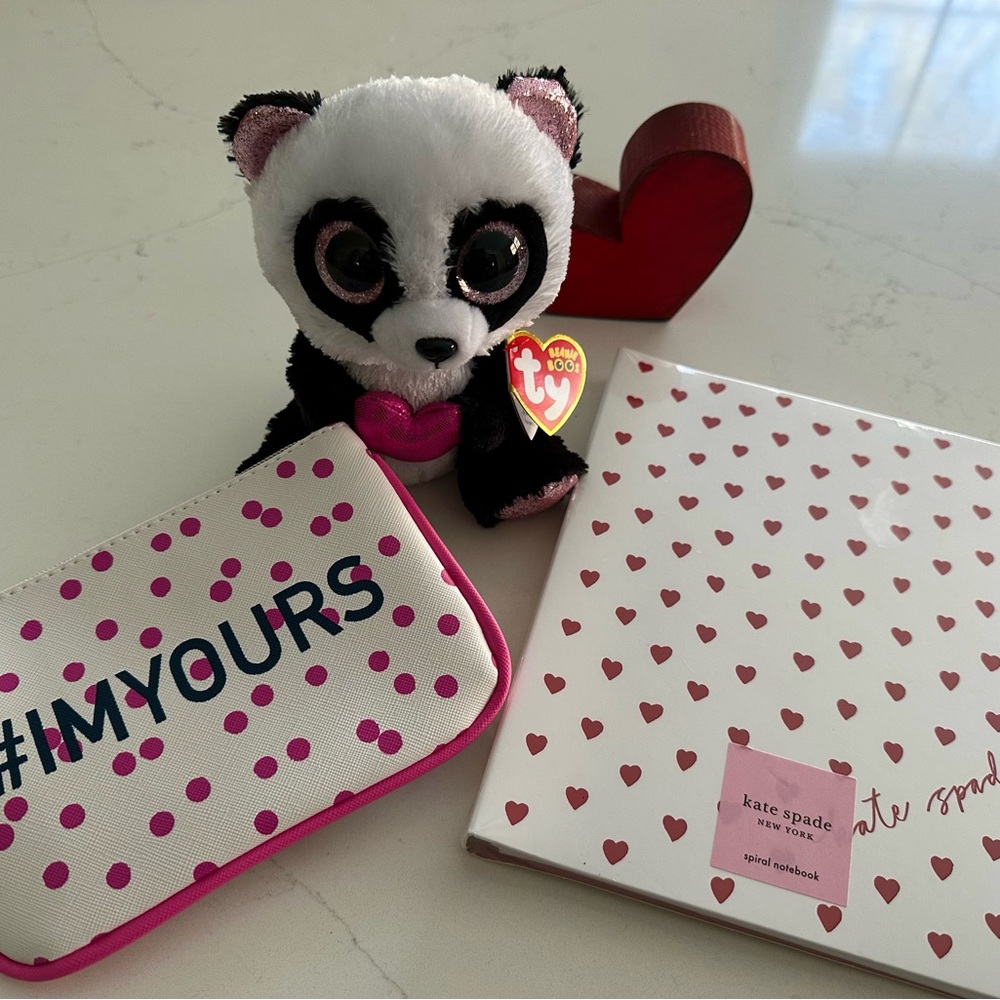 Adorable Valentine Gift Bundle!  All new with tags Kate Spade, Dabney Lee, TY